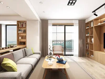 decoration Restaurant Home Japanese villa 3D model