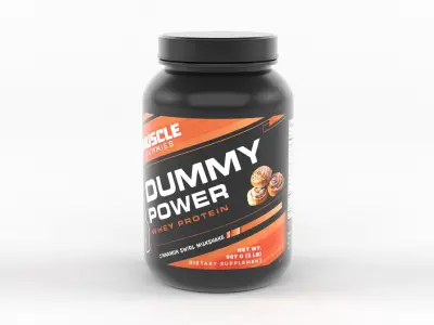 Protein Powder 3D model 14