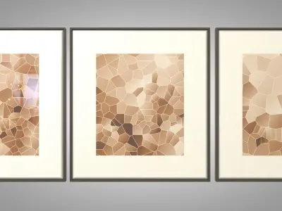 Frames Low-poly 3D model