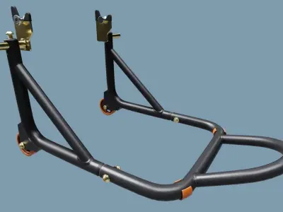 Rear Paddock Stand 01 Low-poly 3D model
