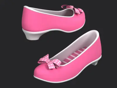 Shoes Cartoon 3D model