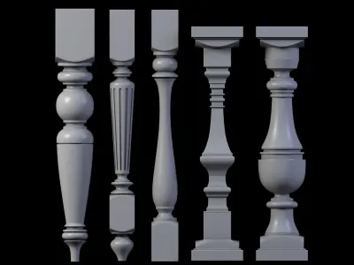 30 Baluster 3D model