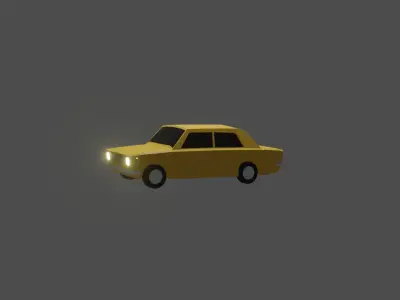 VAZ-2101 Low-poly 3D model