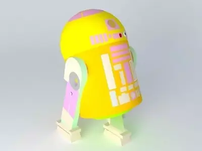Star Wars R2D2 Free 3D model