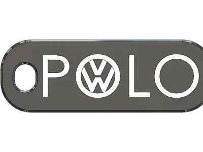 VOLKSWAGEN POLO KEY CHAIN  3D print model