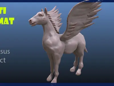 Pegasus  horse 3D model