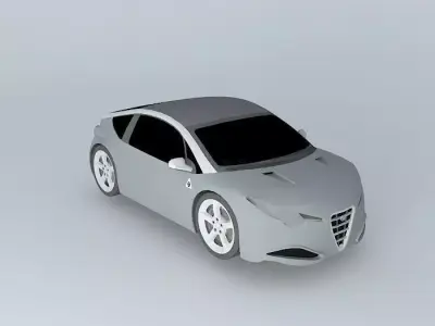 Alfa Romeo CZ Concept Free 3D model
