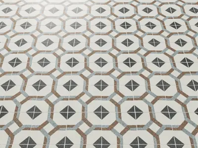 Bronte Ventosa Hofer 9x9 Porcelain Tile 3D model