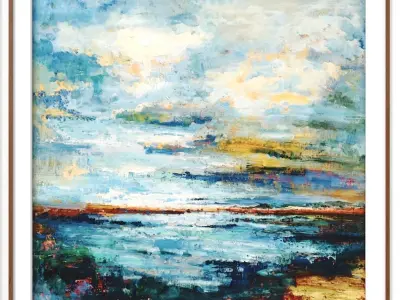 Art Frames 142- Impressionist Art 4 3D model