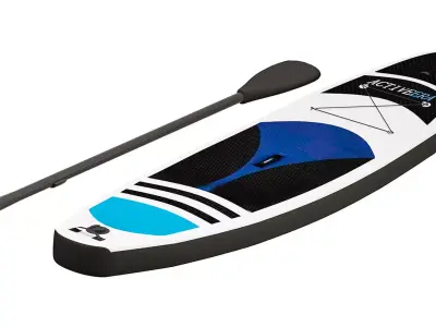Inflatable Stand Up Paddle Board Pack 3D model