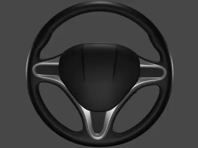 Car Steering Model 3D model