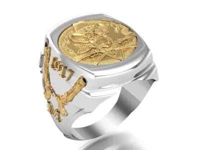 monkey ring  3D print model