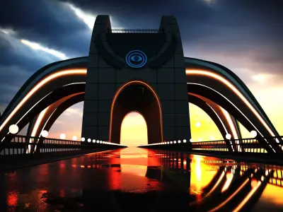 Matrix Bridge 3D model