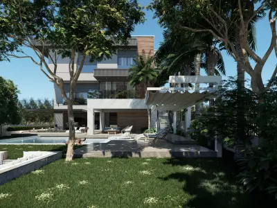 Modern Villa project 4  3D model