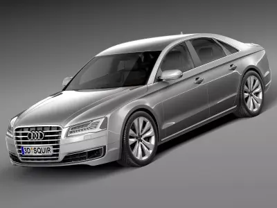 Audi A8 2014 3D model