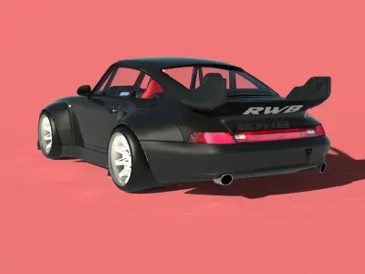 PORSCHE RWB  3D model
