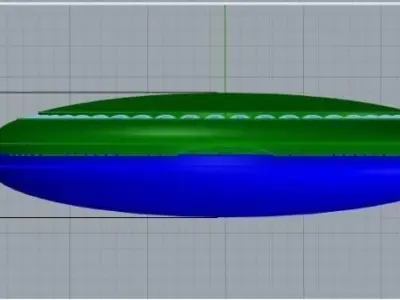 frame pendant 84 3D print model