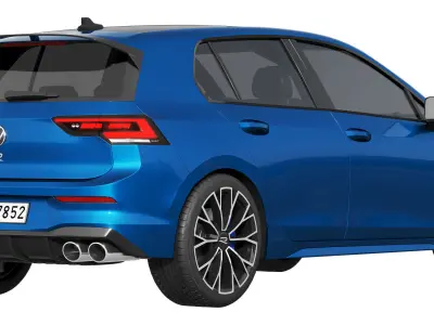 Volkswagen Golf R 2025 3D model