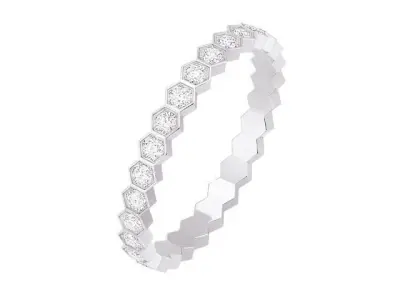 BEE RING full pave 3D print model