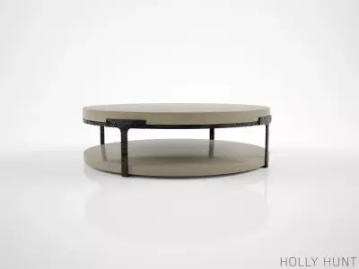 Holly Hunt Tudor cocktail table 3D model