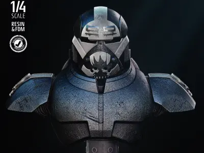 STAR WARS Wrecker Bust Portrait Tested for 3D Printing 3D print model