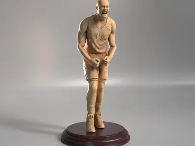 Scottie Barnes Statue - NBA Basketball Player Figurine  3D print model