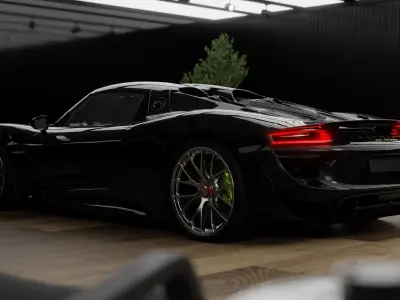 Porsche 918 3D model