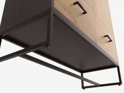 Sideboard Amsterdam 02 3D model