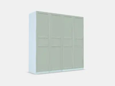 PAX - FLISBERGET Wardrobe 2 Low-poly 3D model