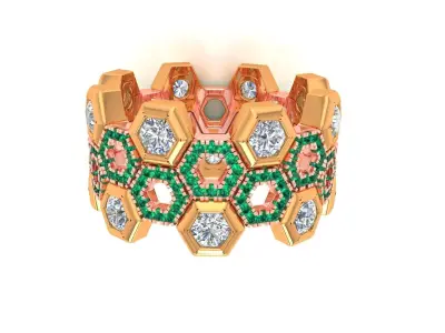 ladies ring 3D print model