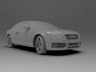 Audi Rs5 3D Model 3D model