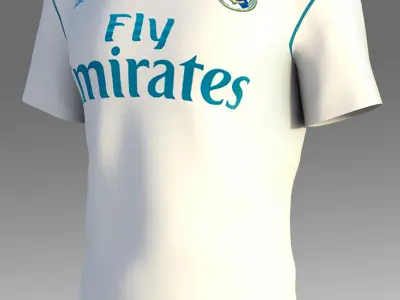 T-Shirt Real Madrid 3D model