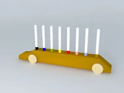 Pen Car Free 3D model