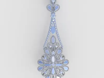 Exclusive Pendant model 3D 0180 printable model-12 3D print model