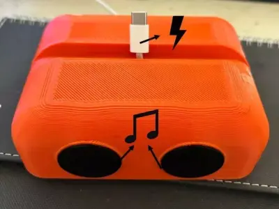 phone stand and speaker 3D print model