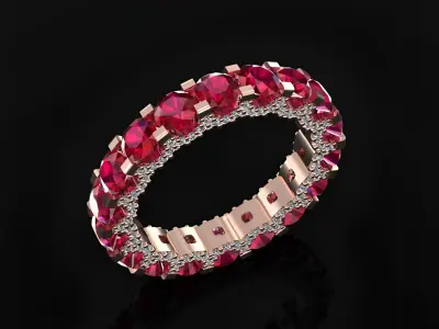 Eternity Ring 3D print model shop