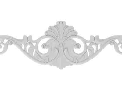 Cartouche Ornament 010 3D model