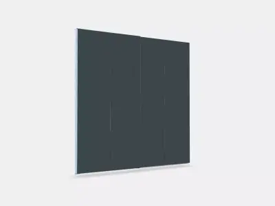 HASVIK Pair of sliding doors 3 Low-poly 3D model