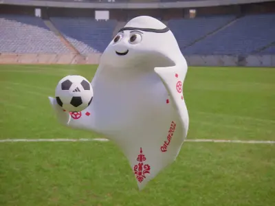 Laeeb - Qatar FIFA World Cup Mascot 3D model