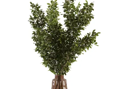 Branches in a vase 018 3D model