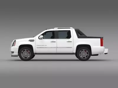 Cadillac Escalade EXT 2011 3D model