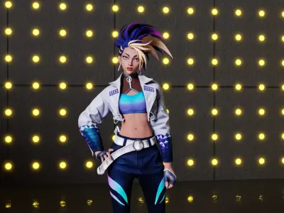 Eve By kstudios Low-poly 3D model