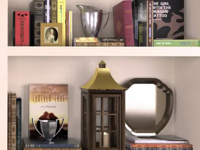 Decorative shelves 2 3D model