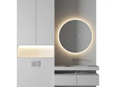 Luxury Bathroom 232 3D model