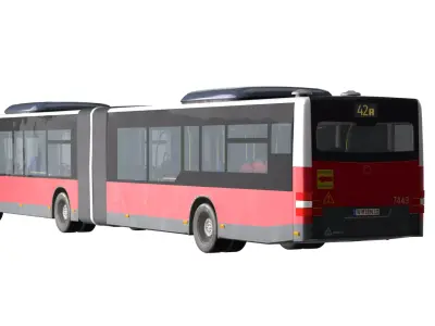 City Bus  Low-poly 3D model