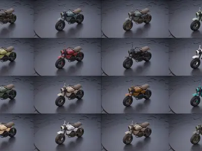 Motorbike 3D model