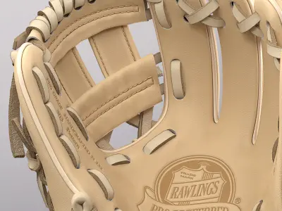 Baseball Glove  3D model