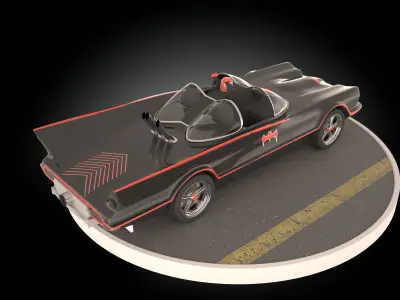 Batmobile 1966 3D model
