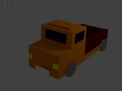 Car for games 3D model