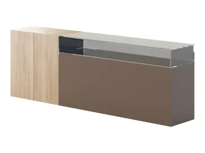 36e8 Glass Sideboard 3D model